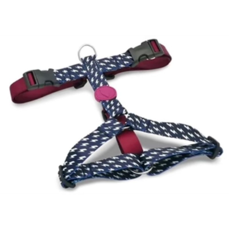 Morso Hundegeschirr H-Leine Recycelt Power Flow Schwarz